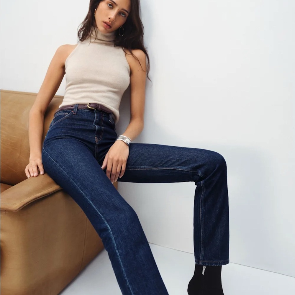 Reformation Jax High Rise Straight Jeans